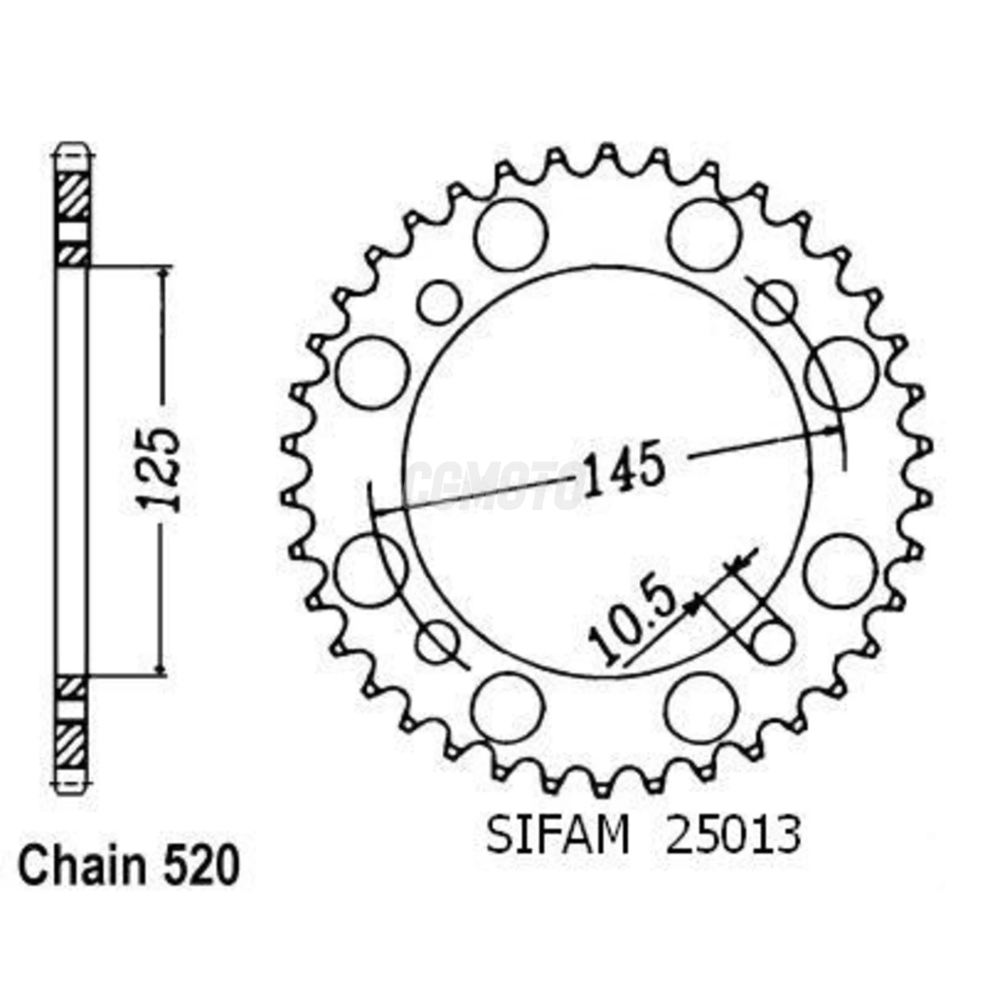 Kit chaine Yamaha Xtz 660 Tenere