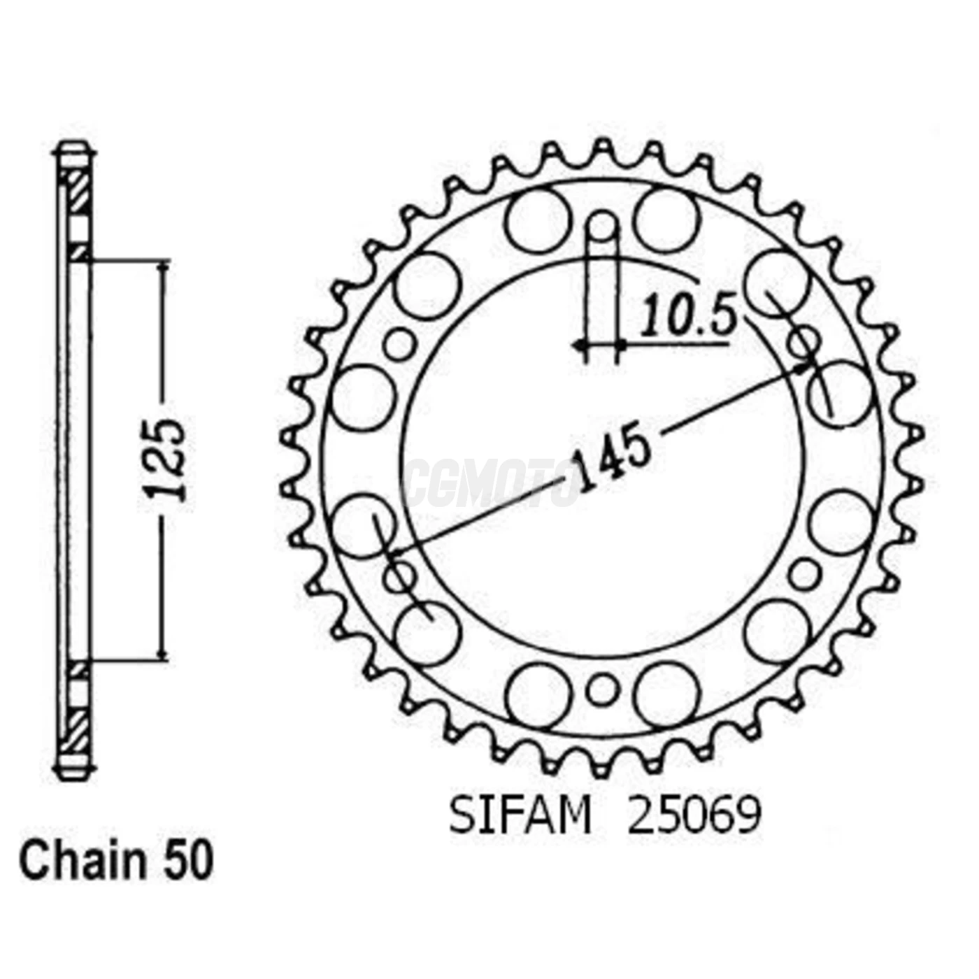 Kit chaine Yamaha Fz 750