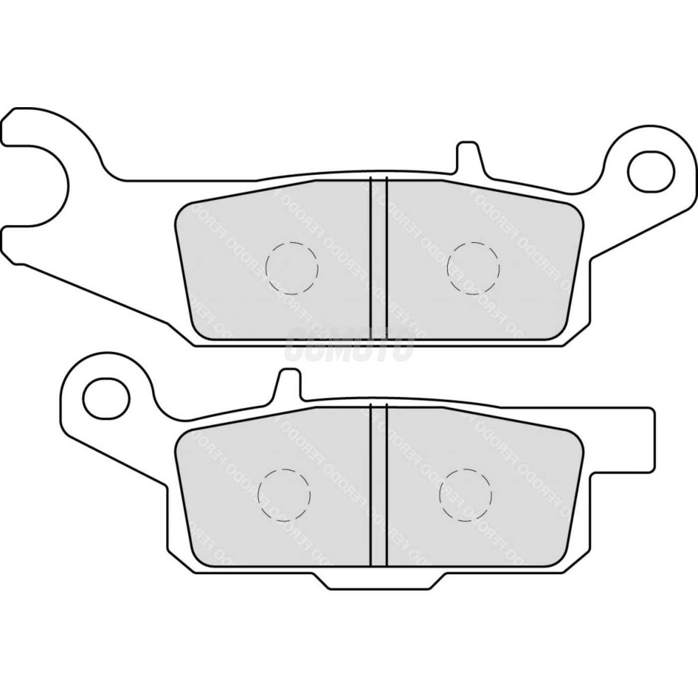 Plaquette de frein Organique Eco-Friction Route