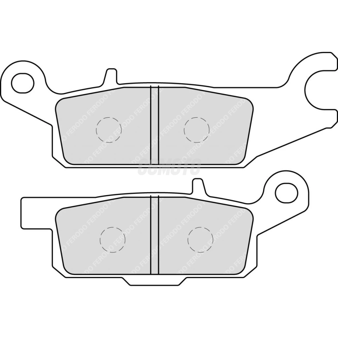 Plaquette de frein Organique Eco-Friction Route