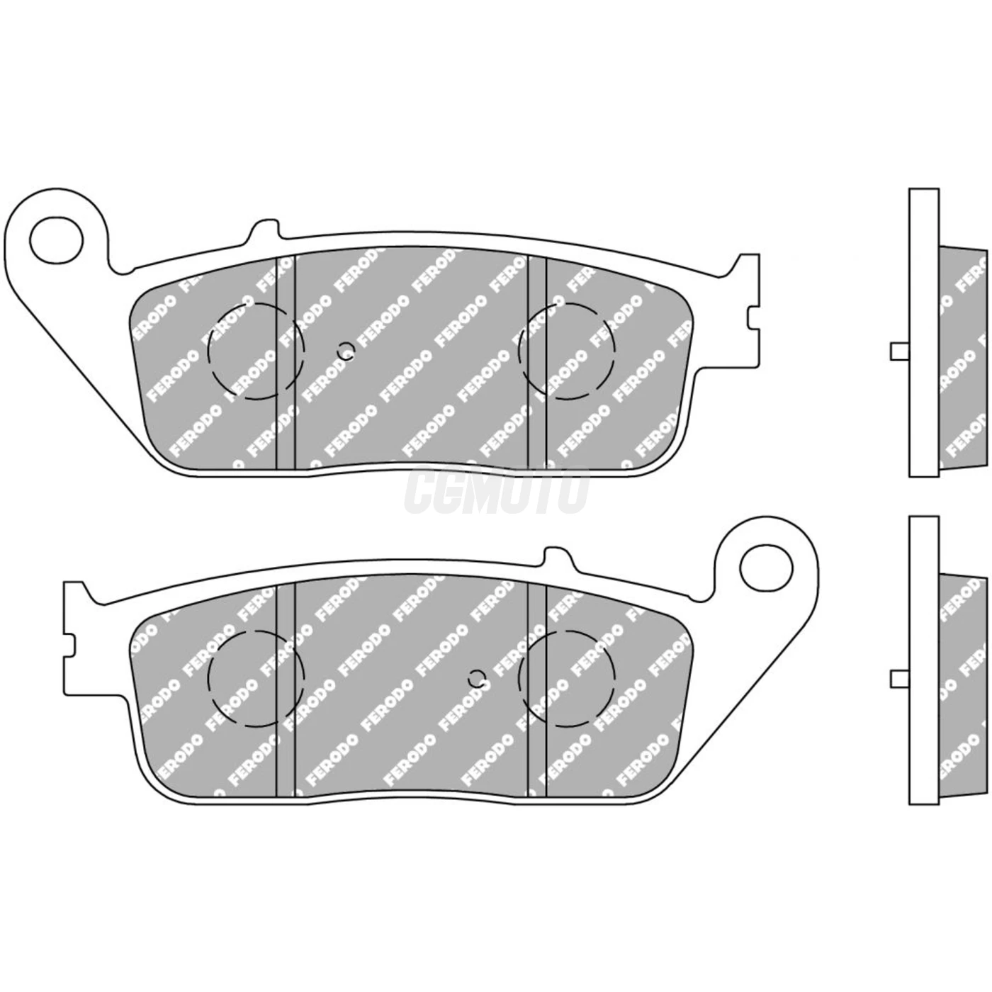 Plaquette de frein Organique Eco-Friction Route