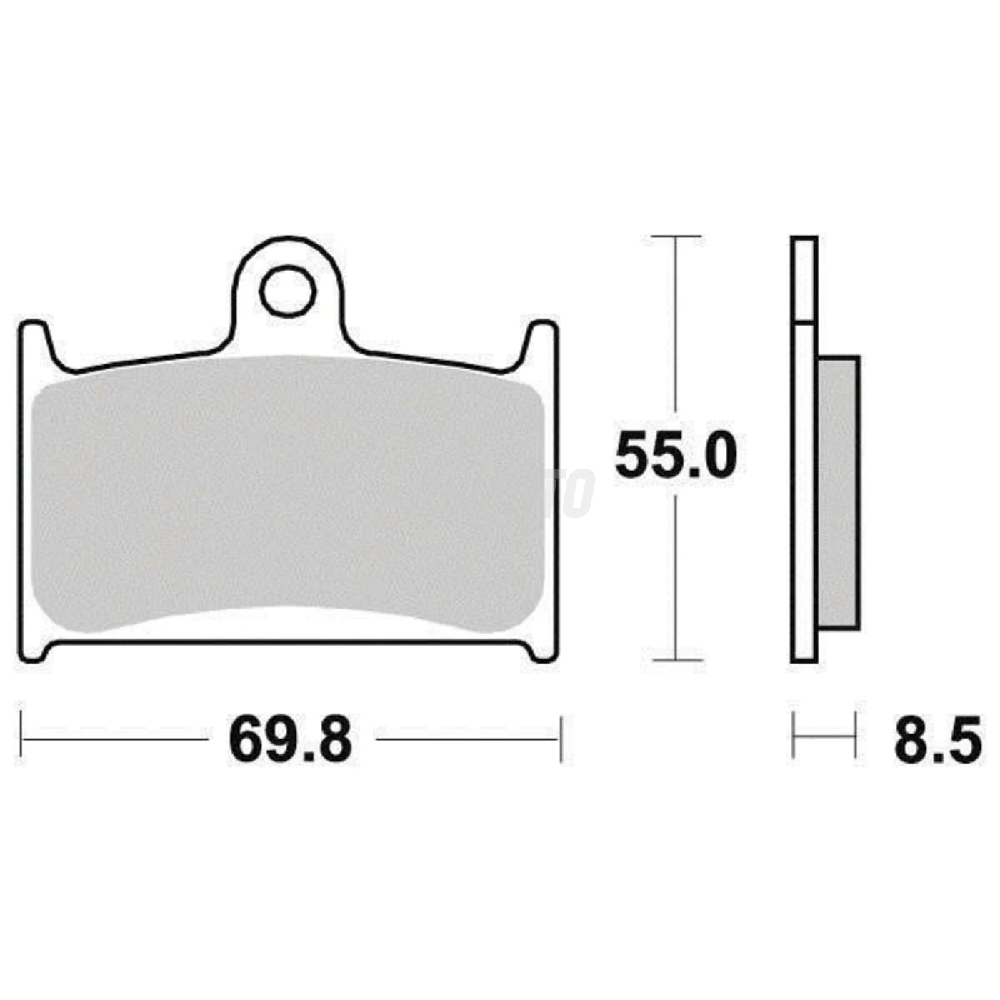 Plaquette de frein Organique Eco-Friction Route