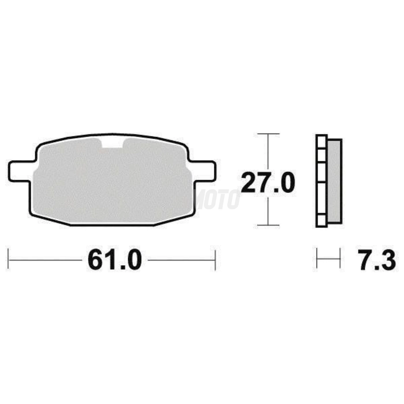 Plaquette de frein Organique Eco-Friction Route