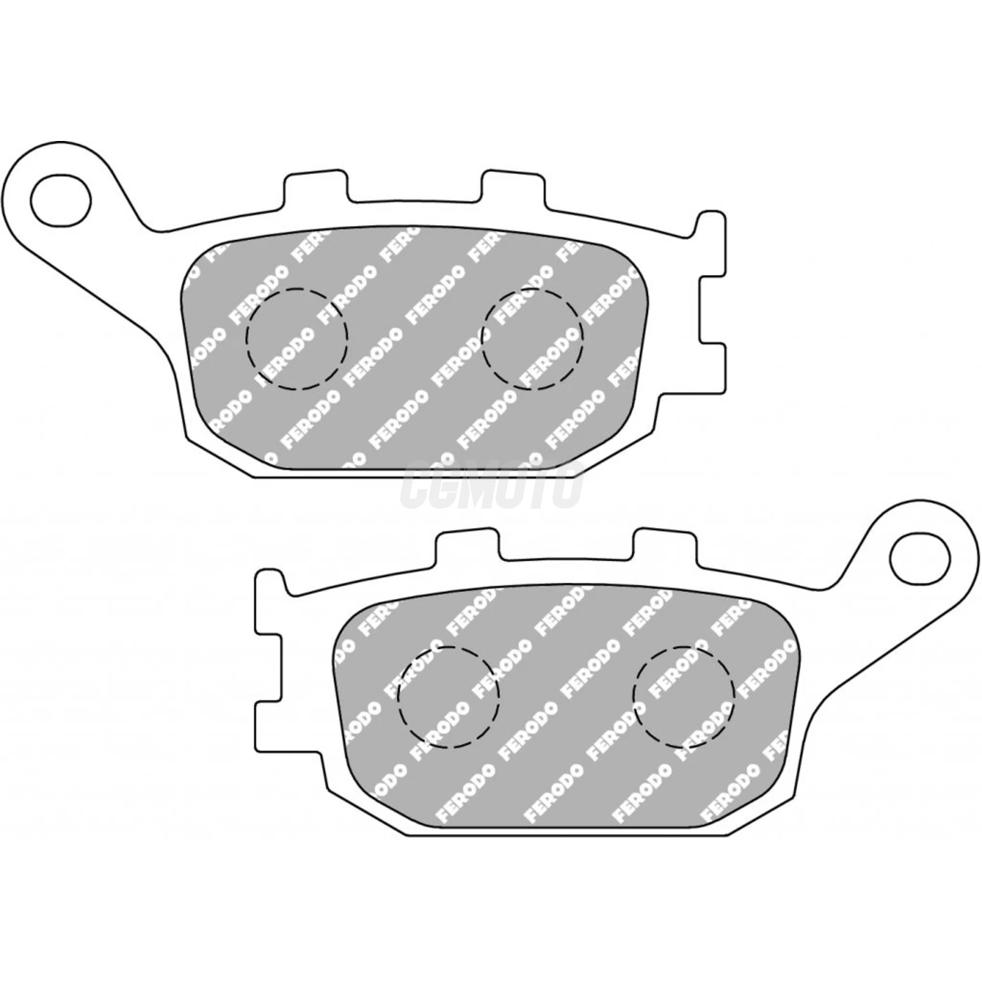 Plaquette de frein Organique Eco-Friction Route