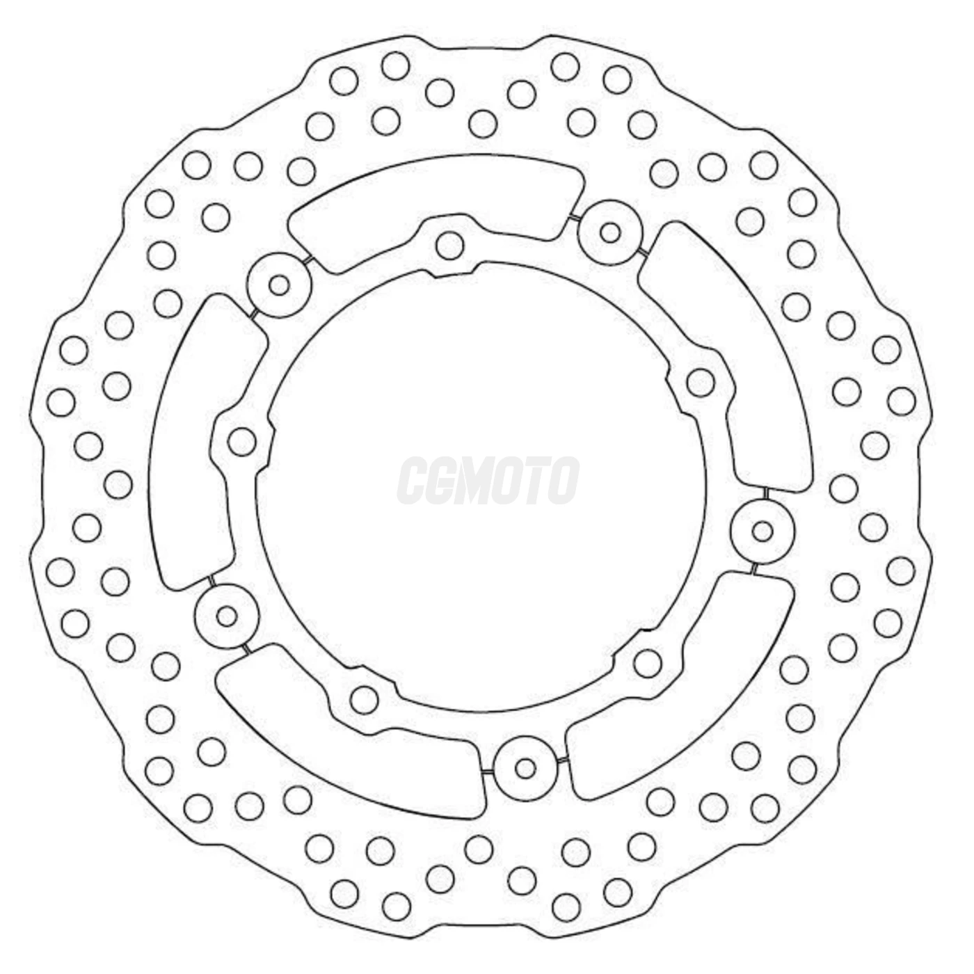 Disque de Frein Fixe YAMAHA - Homologué TÜV