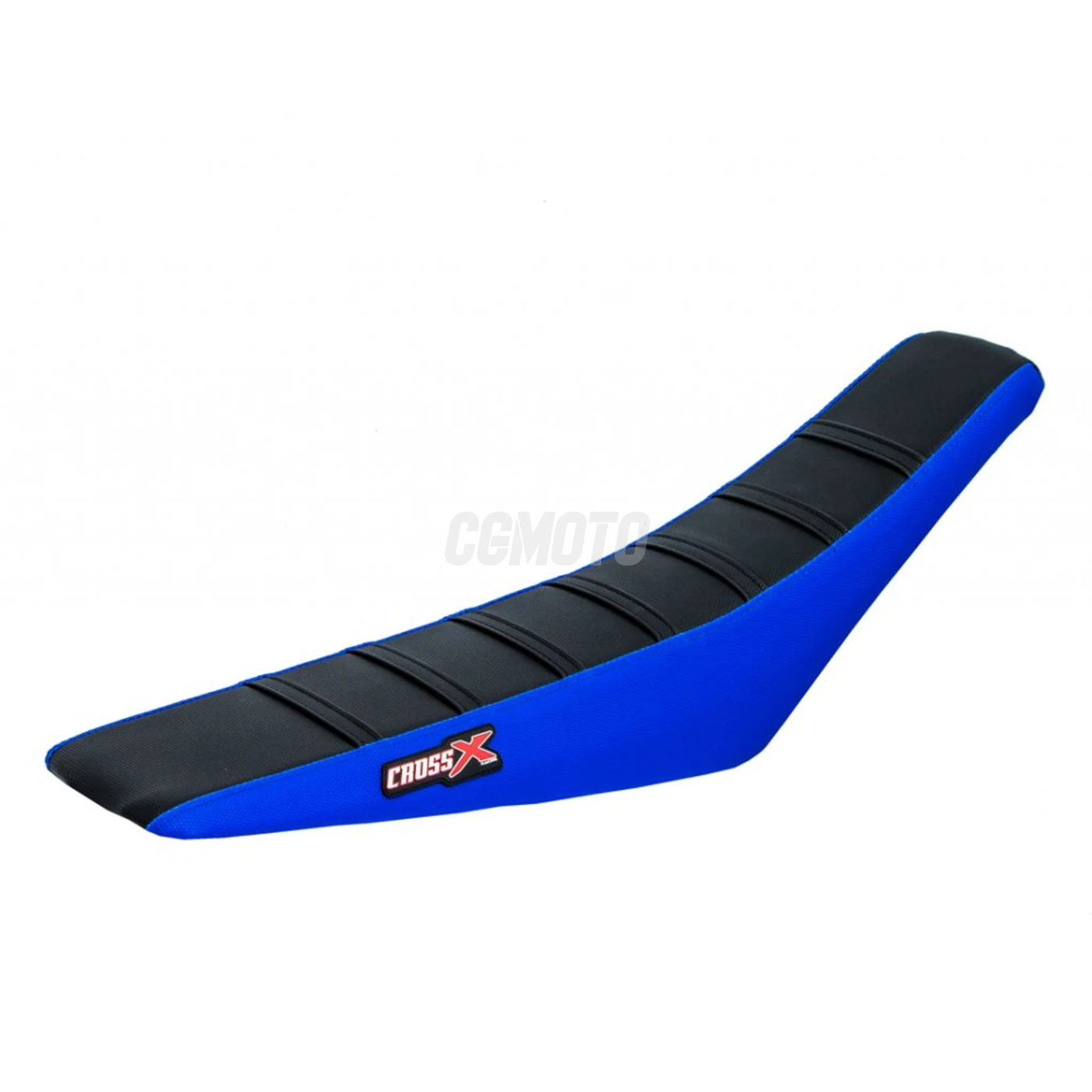 Housse de selle SHERCO SE-R SEF-R 2012 - 2016 TOP BLACK- SIDE BLUE-STRIPES BLACK (M1100-3BBLB)