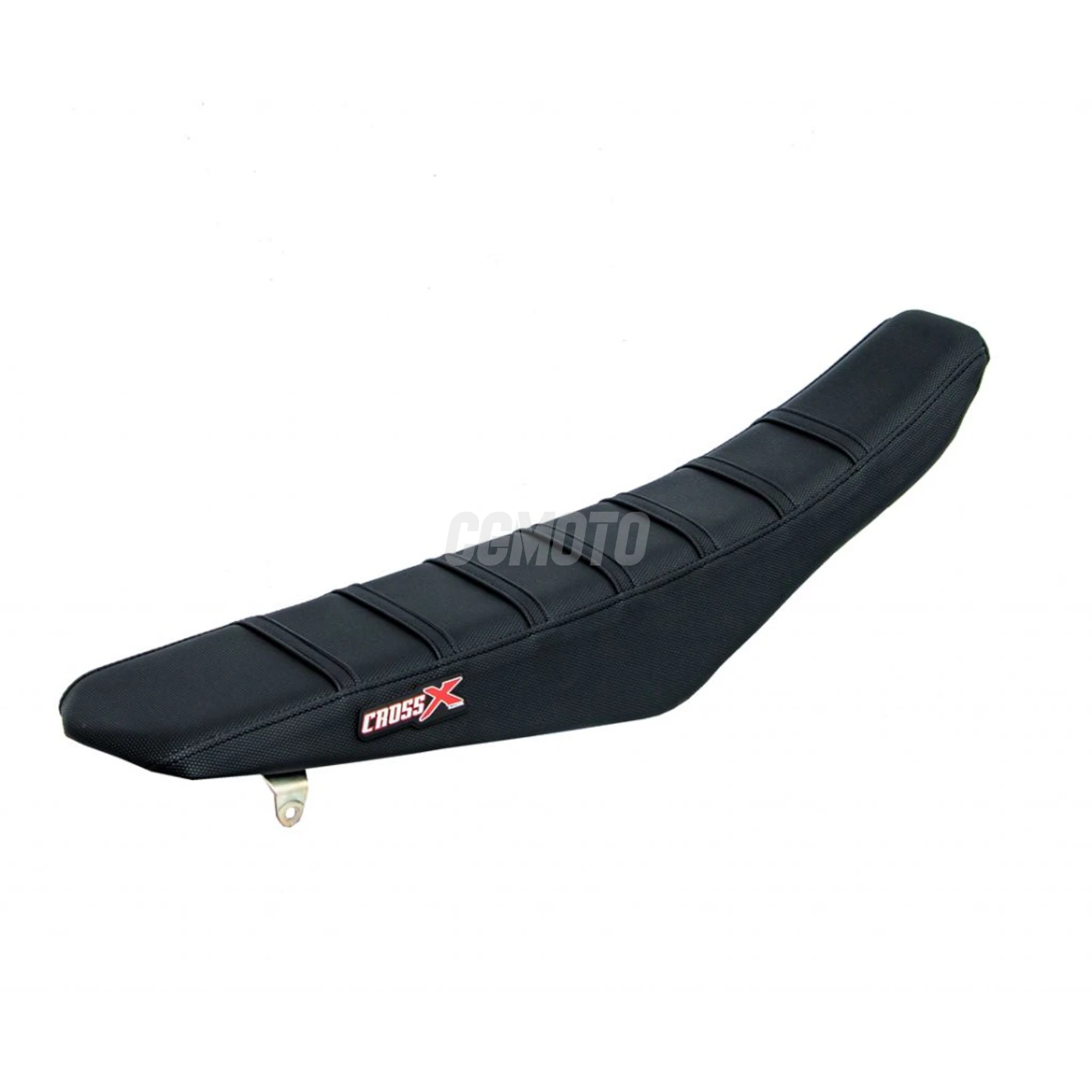 Housse de selle SUZUKI RM 85 02-20 TOP BLACK- SIDE BLACK-STRIPES BLACK (M308-3BBB)