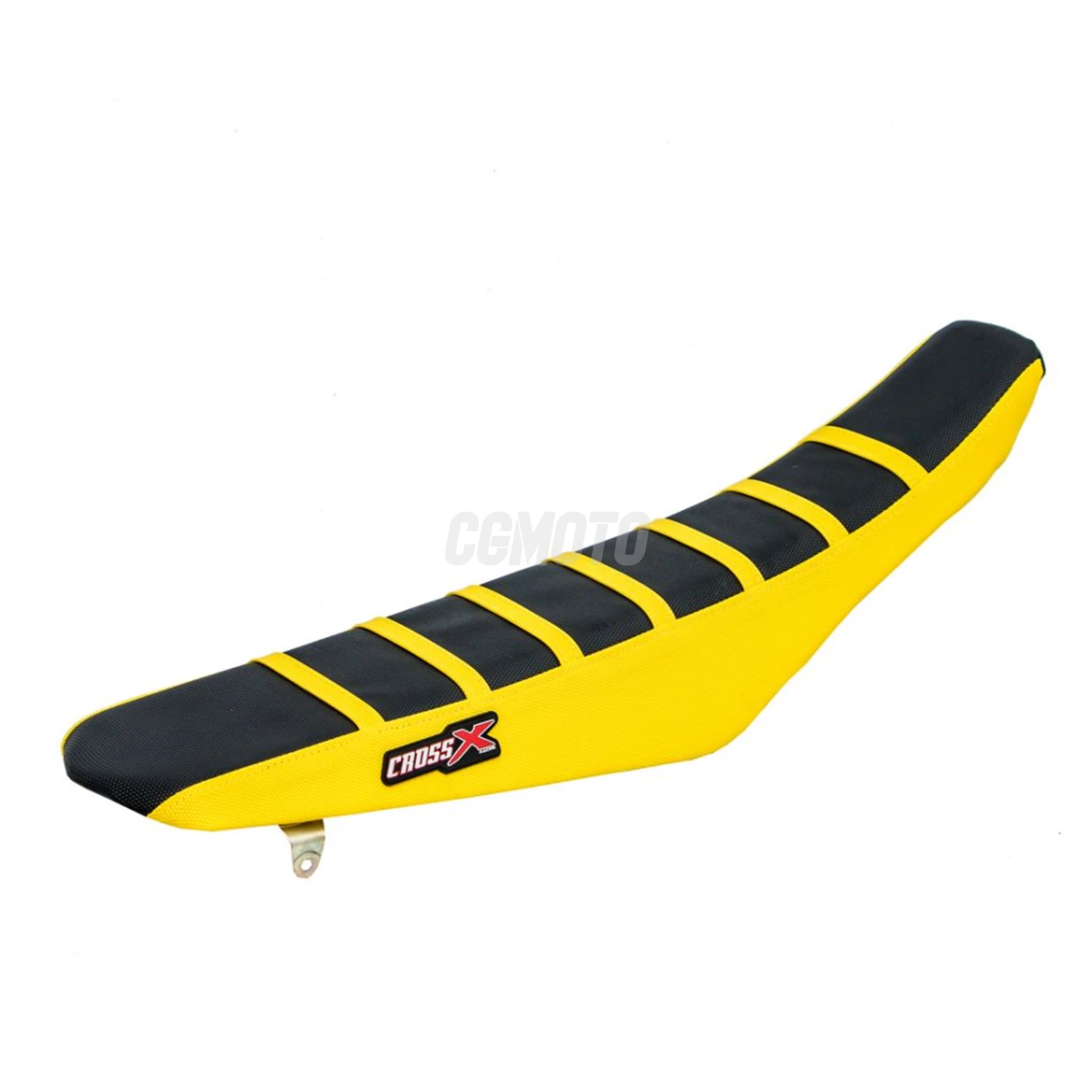 Housse de selle SUZUKI RM 125 96-00 RM 125 96-00 TOP BLACK- SIDE YELLOW-STRIPES YELLOW (M309-3BYY)