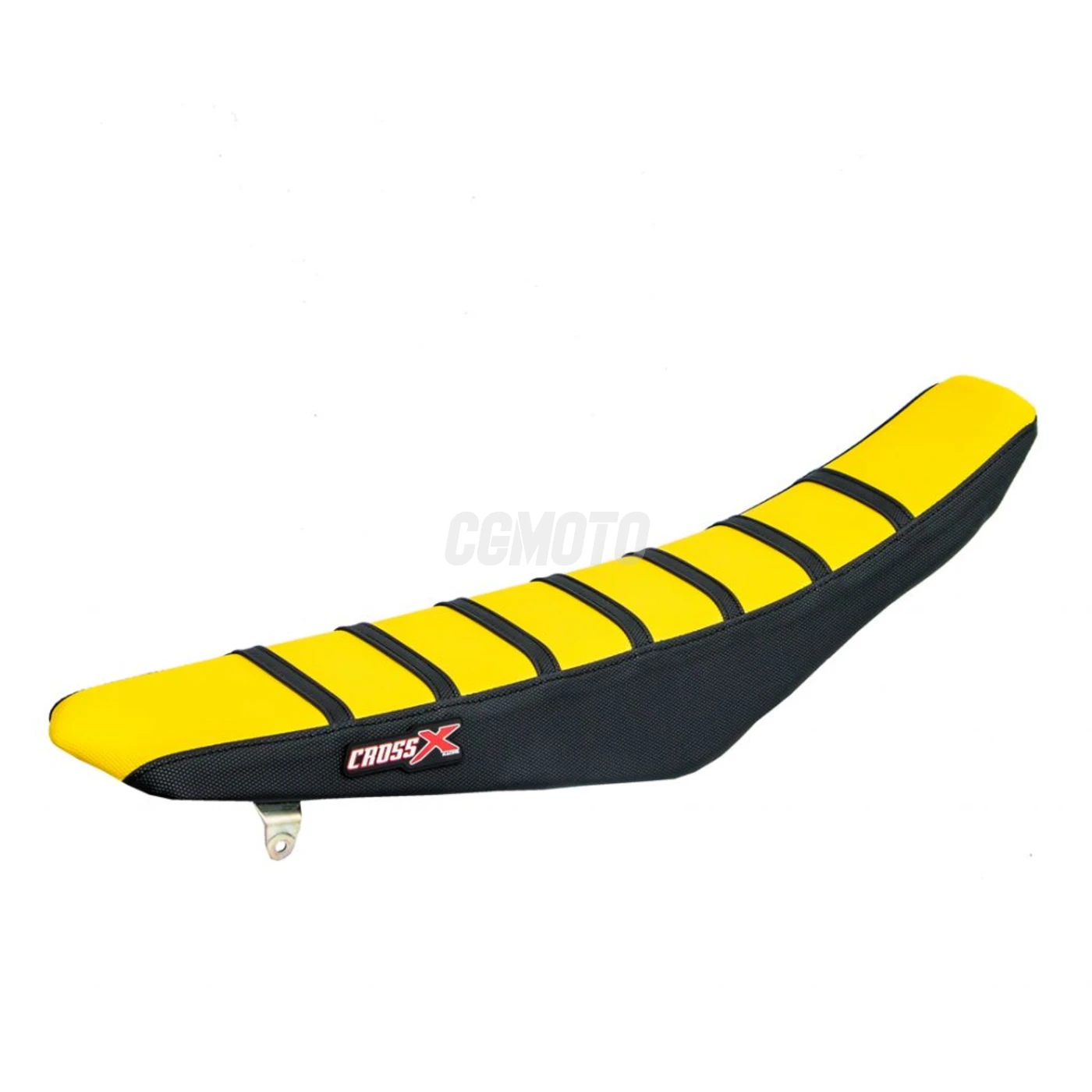 Housse de selle SUZUKI RMZ 250 2004-2006 TOP YELLOW- SIDE BLACK-STRIPES BLACK (M310-3YBB)