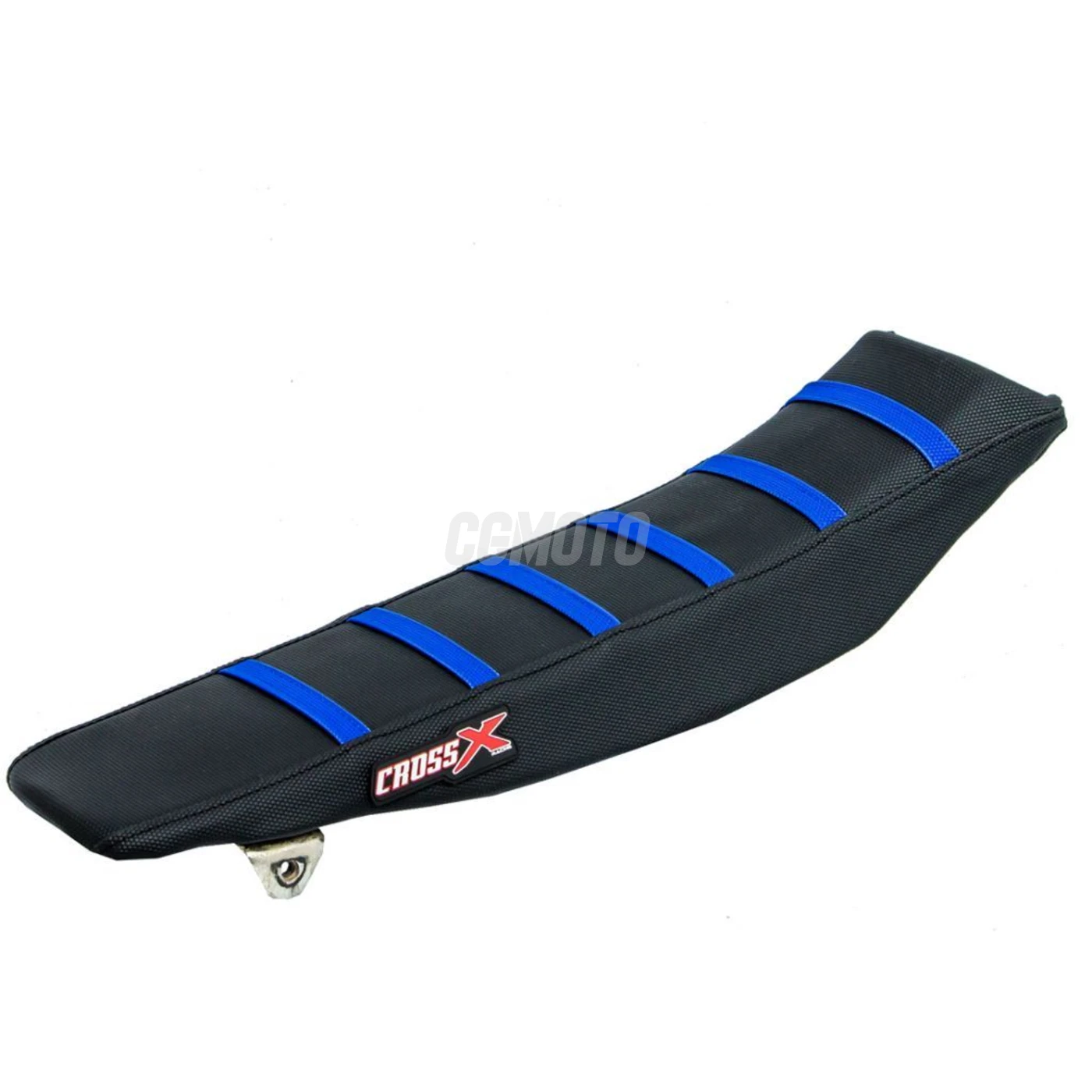 Housse de selle YAMAHA WRF 450 12-15 TOP BLACK- SIDE BLACK-STRIPES BLUE (M409-3BBBL)