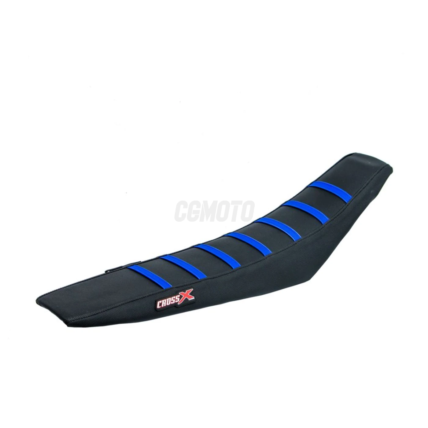 Housse de selle HUSQVARNA WR-CR 125-250 00-04 TC-TE 400-570 01-04 TOP BLACK- SIDE BLACK-STRIPES BLUE (M609-3BBBL)