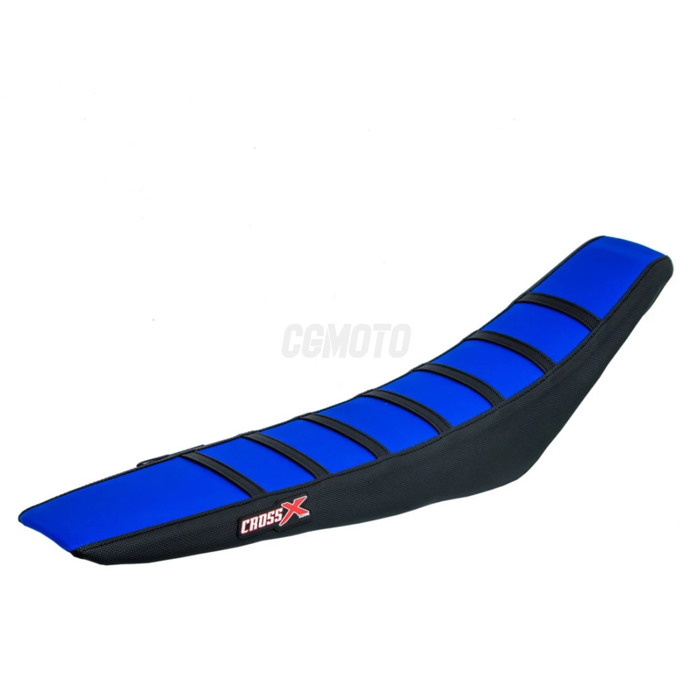 Housse de selle HUSQVARNA WR-CR 125-250 00-04 TC-TE 400-570 01-04 TOP BLUE- SIDE BLACK-STRIPES BLACK (M609-3BLBB)