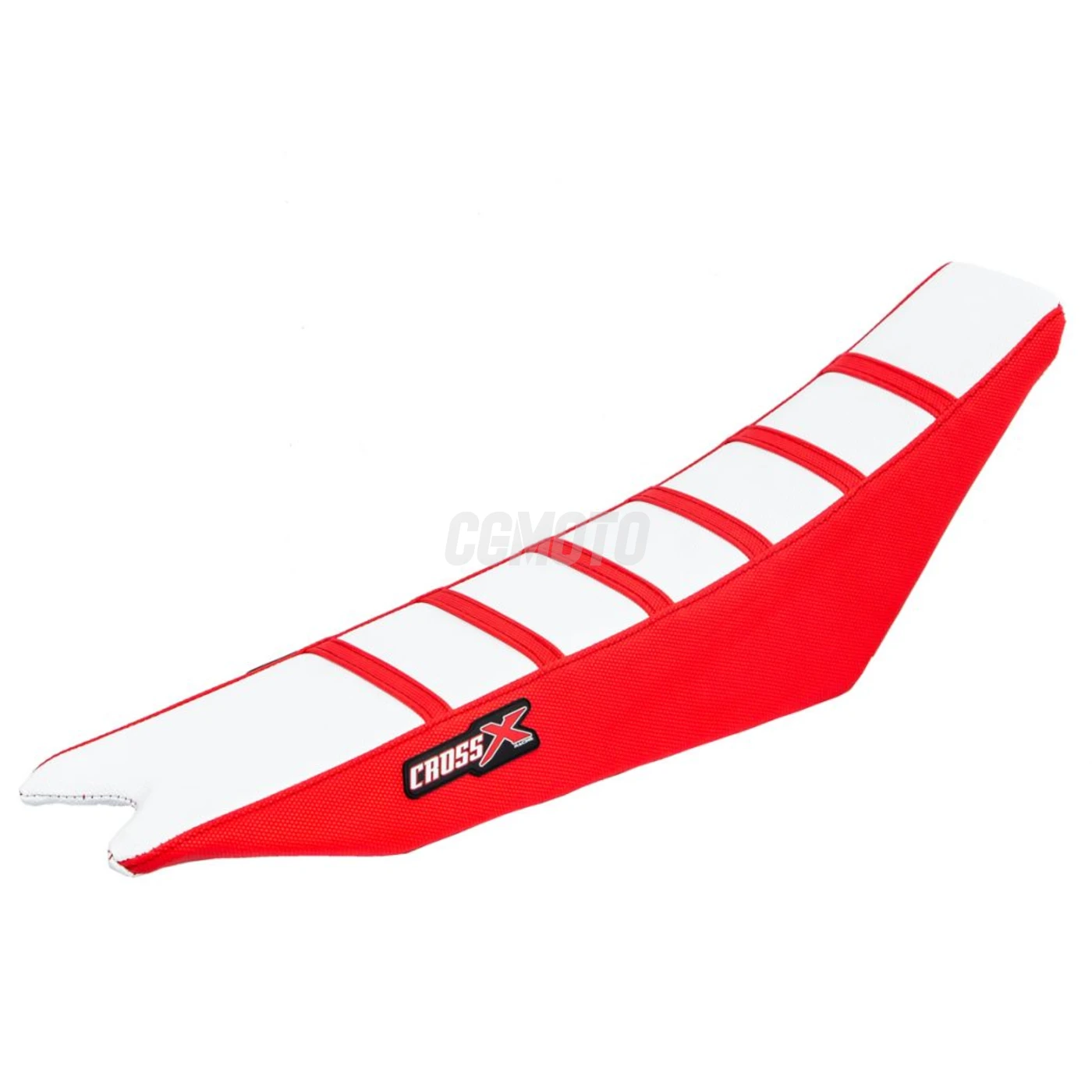 Housse de selle BETA RR-RS 2020 TOP WHITE- SIDE RED-STRIPES RED (M913-3WRR)