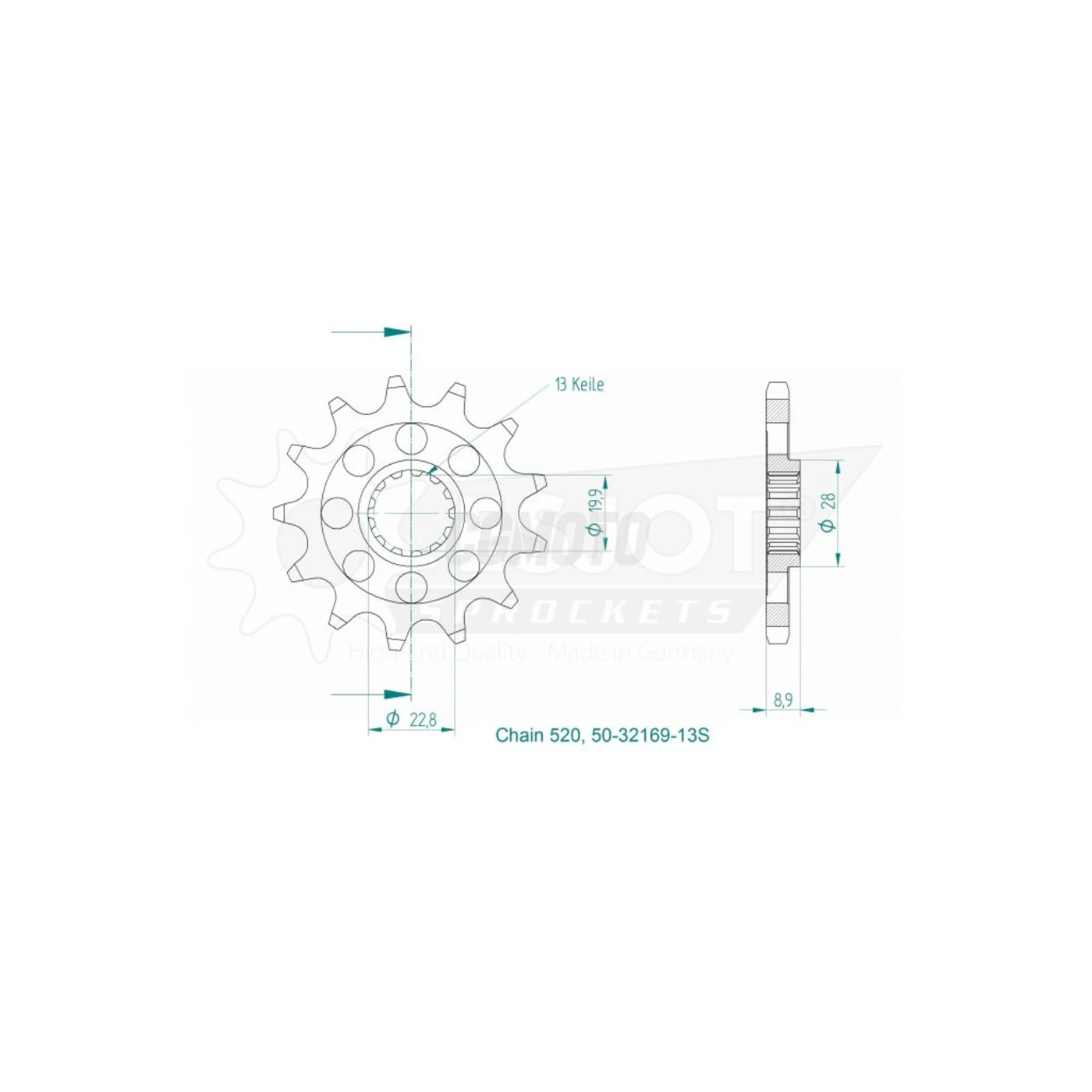 Pignon TT Esjot Lightweight