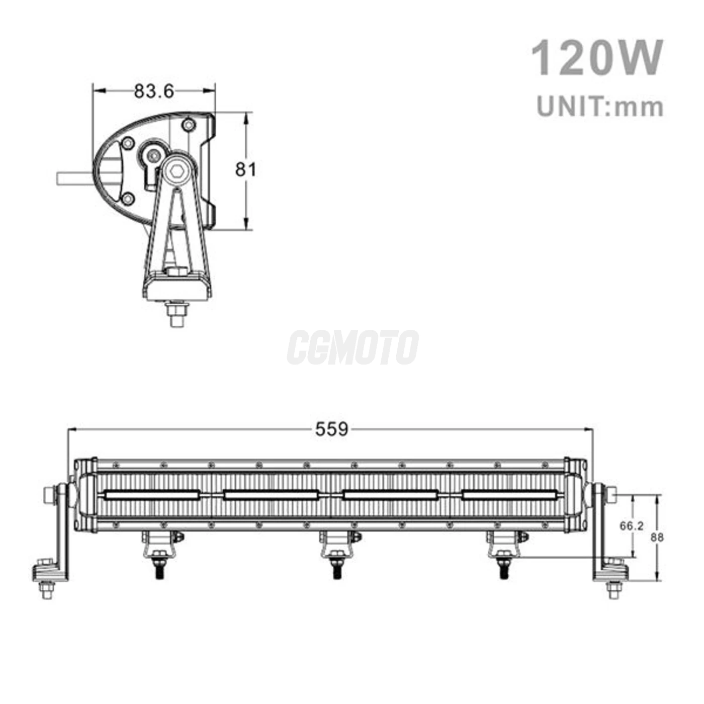 Projecteur LED 120W