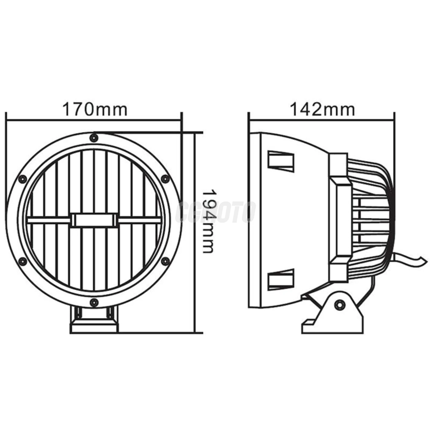 Projecteur LED 50W 5000LM