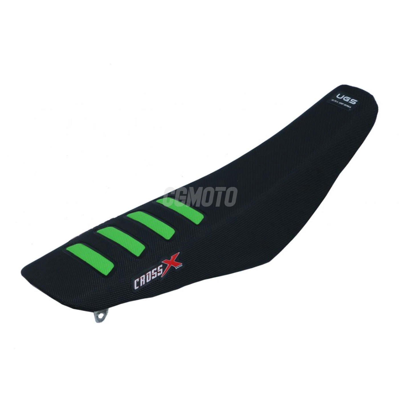 Housse de selle KAWASAKI KXF 450 16 - 18 KXF 250 17-19 UGS COLOR WAVE BLACK-GREEN (UFM217-2BG)