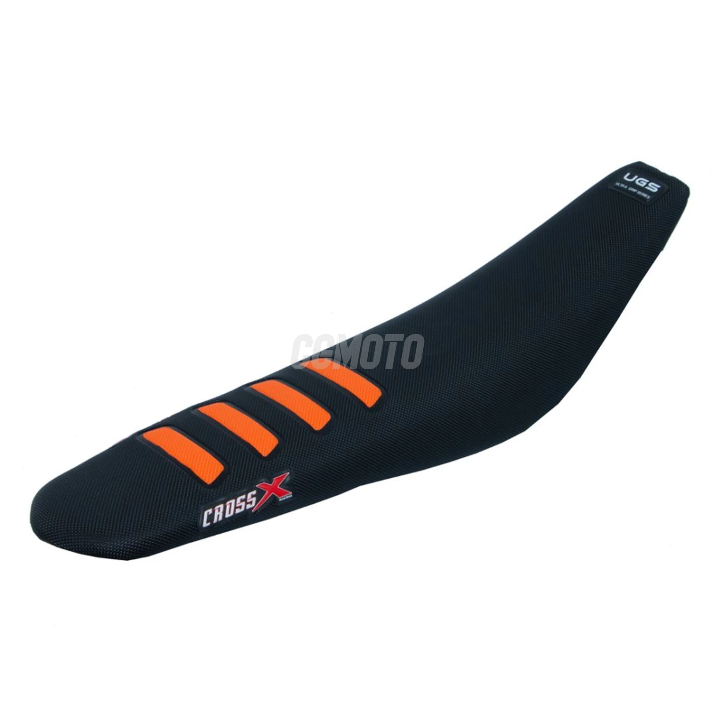 Housse de selle KTM SX SXF 2019-2020 EXC 2020 UGS COLOR WAVE BLACK-ORANGE (UFM524-2BO)