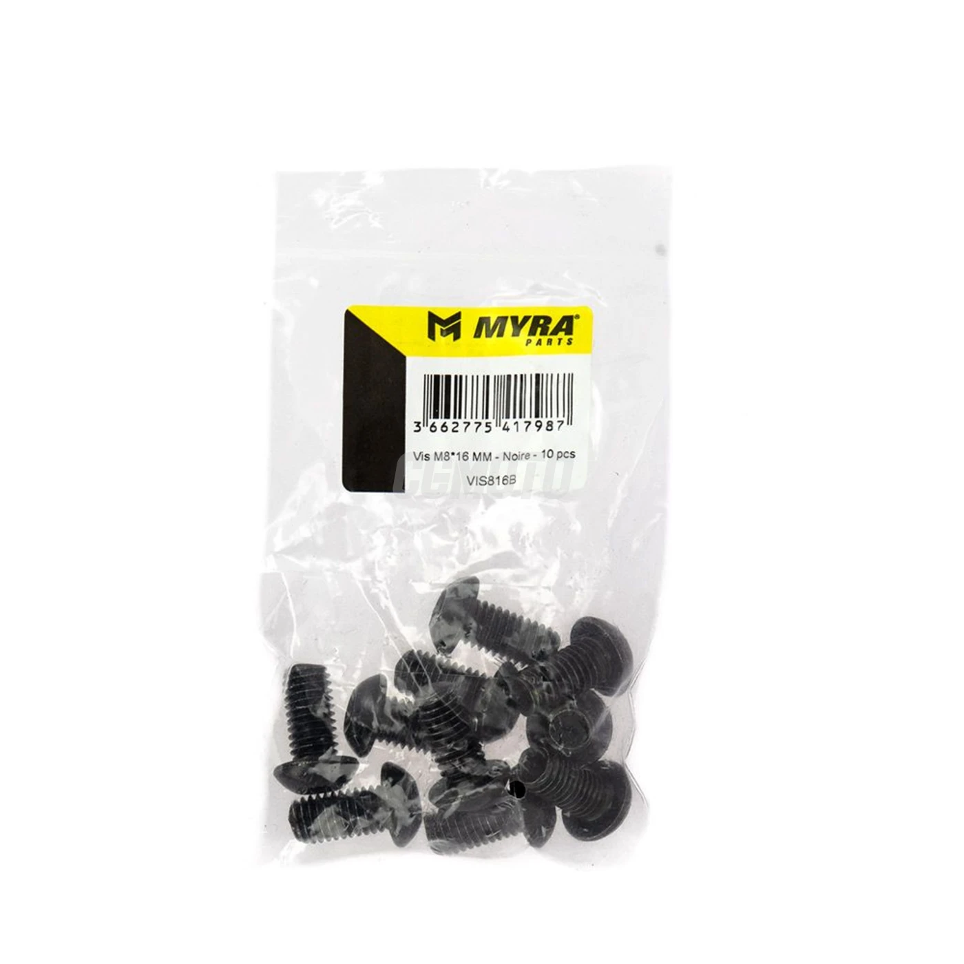 Vis M8*16 MM - Noire - 10 pcs