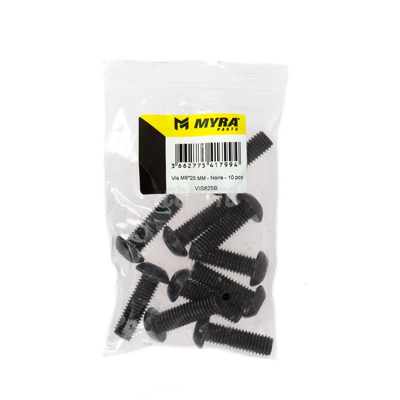 Vis M8*25 MM - Noire - 10 pcs