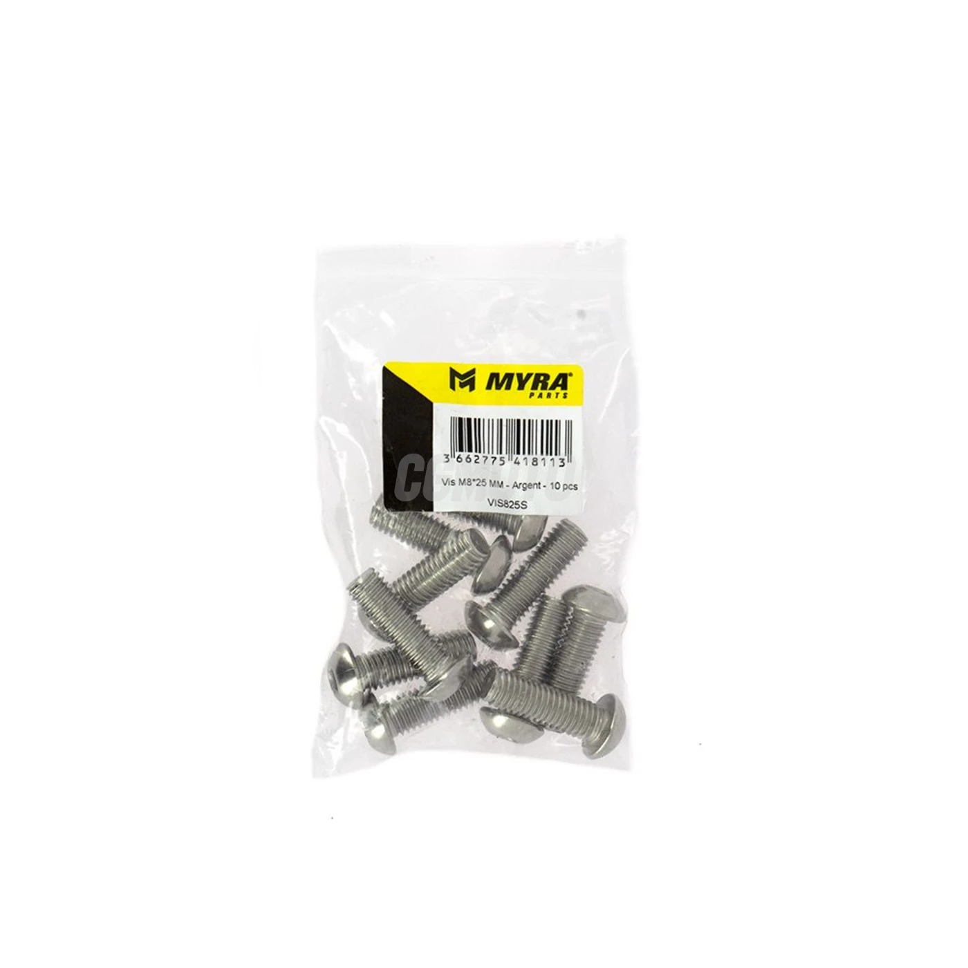 Vis M8*25 MM - Argent - 10 pcs