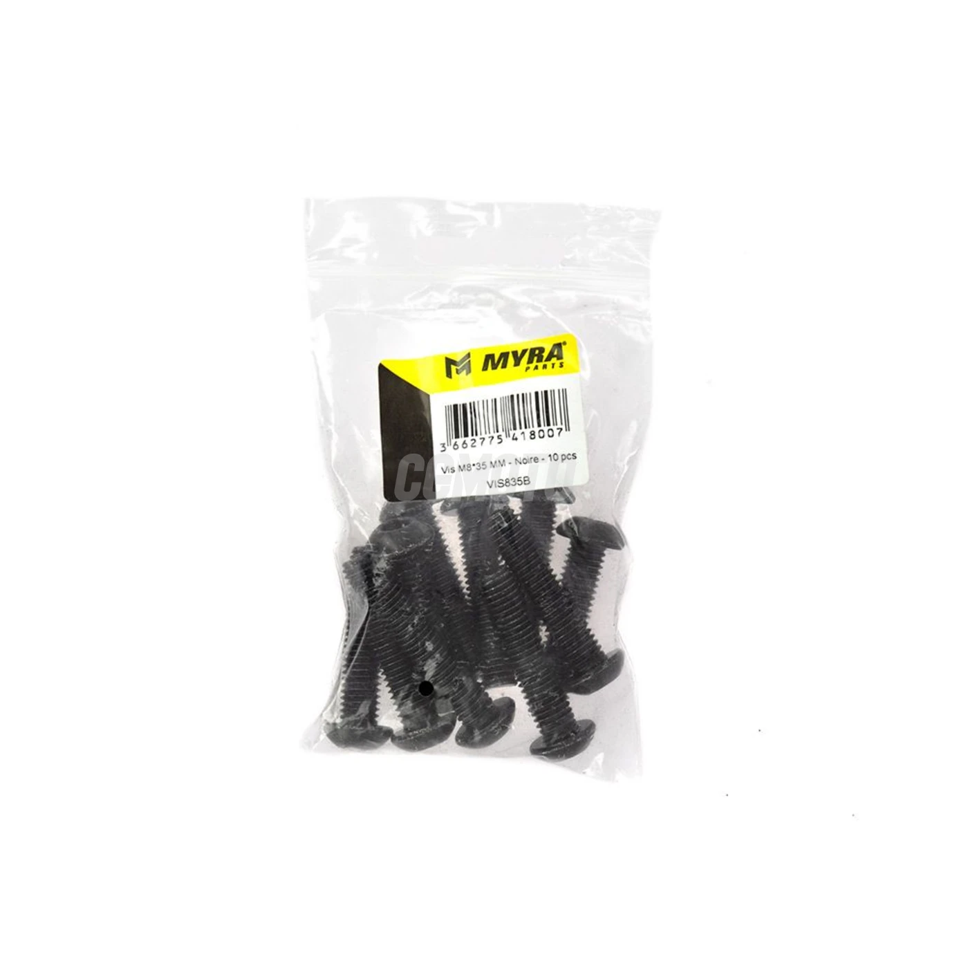 Vis M8*35 MM - Noire - 10 pcs