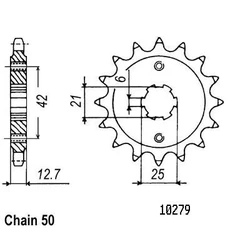 Pignon Cb 550 F 78-80