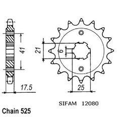 Pignon Cb 500 Clubman 89-90