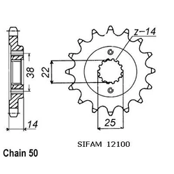 Pignon 900 Elefant Expl.90-91