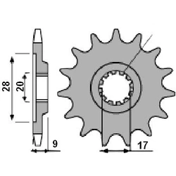 Pignon Hm 50 