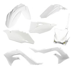 Kit plastique 5 elements KAWASAKI KXF450 19-21 - Blanc