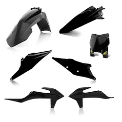 Kit plastique 5 elements KTM SX/SXF 19 - Noir