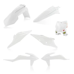 Kit plastique 5 elements KTM SX/SXF 19 - Blanc