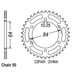 Couronne Gsx 400 Lx 81-82