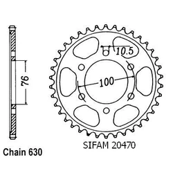 Couronne Gsx 750 E 80-82