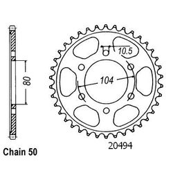 Couronne Zx 550 Gpz Unitrack 8