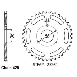 Couronne Suzuki Jr 50 85-06