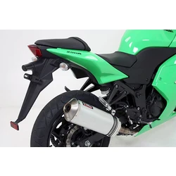 Silencieux Alu NINJA 250 R 2009/2010 Slip-on Embout Carbone E13