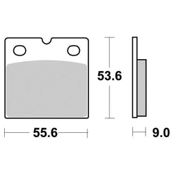 Plaquette de frein Organique Eco-Friction Route