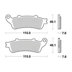 Plaquette de frein Métal Fritté Sinter Grip Road