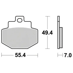 Plaquette de frein Organique Eco-Friction Route