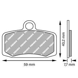 Plaquette de frein Métal Fritté Sinter Grip Off Road