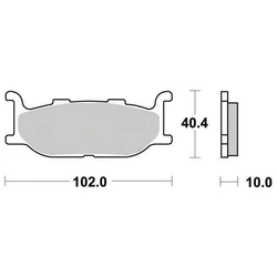 Plaquette de frein Organique Eco-Friction Route