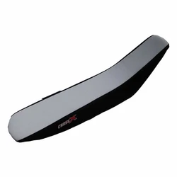 Housse de selle TM MX-EN FI 250 450 530 2015-2020 TOP WHITE- SIDE BLACK (M1012-2WB)