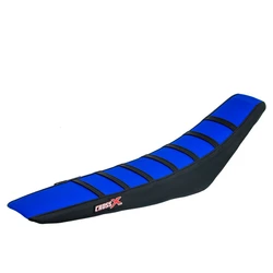 Housse de selle HUSQVARNA WR-CR 125-250 00-04 TC-TE 400-570 01-04 TOP BLUE- SIDE BLACK-STRIPES BLACK (M609-3BLBB)