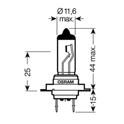 Ampoule H7 - 12V 55W Px26d