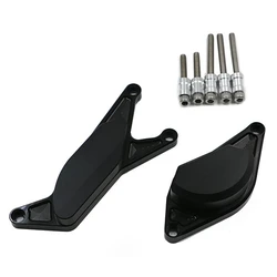 Kit Protection de Carters CNC Anodisés Noir GSR 600 / 750 Gauche et Droit