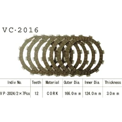 Kit Disques d'Embrayage Garnis Yzf 1000 R1 1998