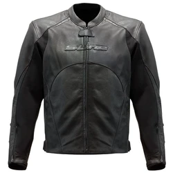 Blouson Cuir Homme Perforé